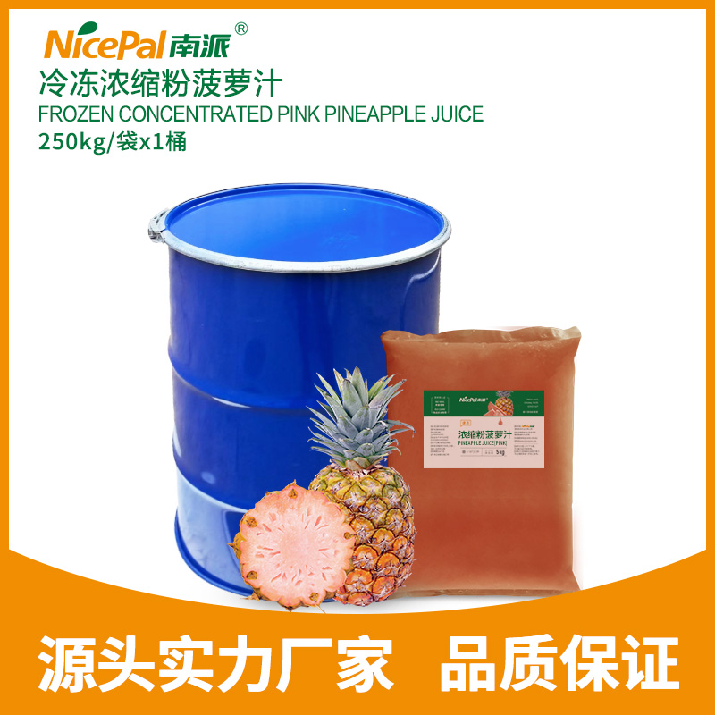 冷冻浓缩粉菠萝汁 Frozen Concentrated Pink Pineapple Juice